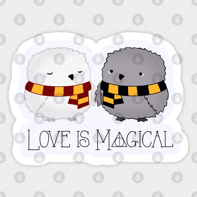 Love is Magical, Always Sticker by staceyromanart